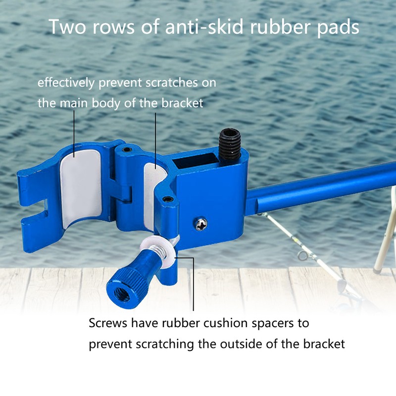 Fishing Rods Holder Aluminum Alloy AntiSlip Hand Rod Holder Fishing