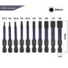Saipor 10 Pieces 50 mm Hex Screwdriver Bits Set, 1/4