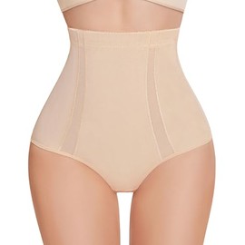 SIMIYA Thong Shapewear Tummy Control for Women High Waisted Cincher Body Shaper Stomach Thong Shapewear Underwear Panties