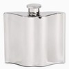 4oz Moustache Stainless Steel Hip Flask in Gift Box by