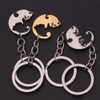 [Y-YING] Lazy Cat Pair Key Chain Key Ring Cute Cat