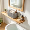 Toilet Paper Storage Basket,Handmade Woven Scalloped Baskets for Bathroom Organizer