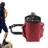 Bouldering Chalk Bag,Chalk Storage Organizer with Zippered Pocket and Adjustable