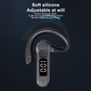 ASHATA Single Ear Bone Conduction Headset Bluetooth 5.2, Open Ear