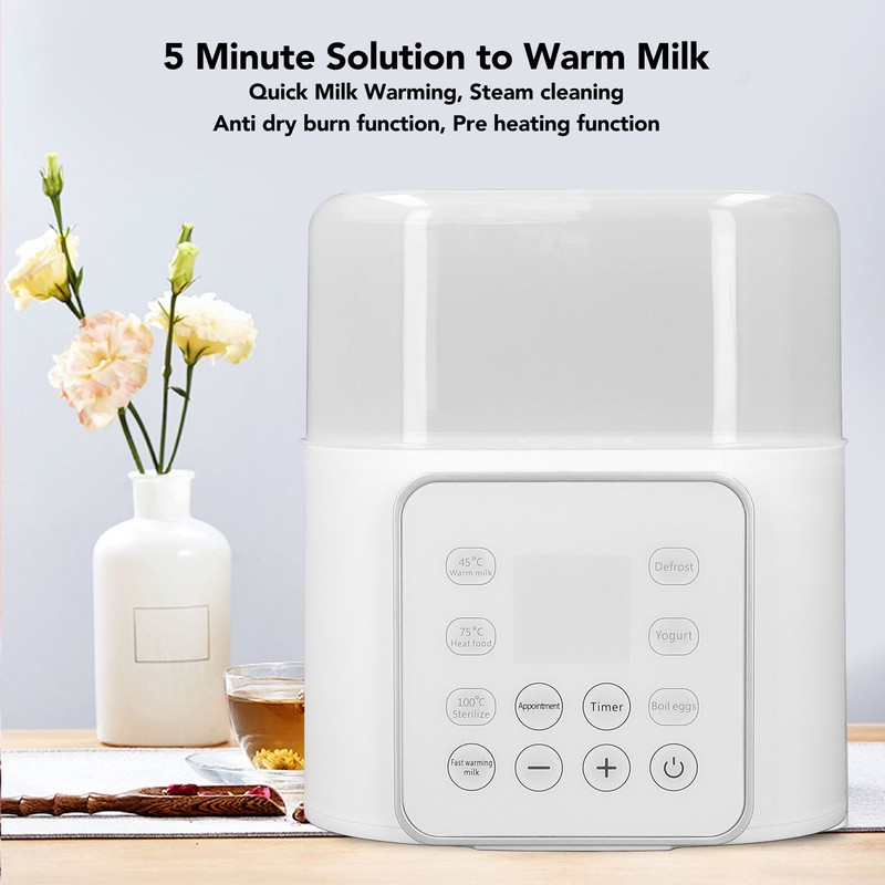 2 In 1 Double Bottle Heater Multi Functional Cleaning Automatic