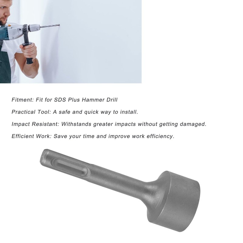 SDS Plus Earth Rod Driver, Metal Grounding Rods Bits Socket