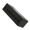 Pedal Power Supply 6 Isolated Outputs Metal Black Electric Equipment