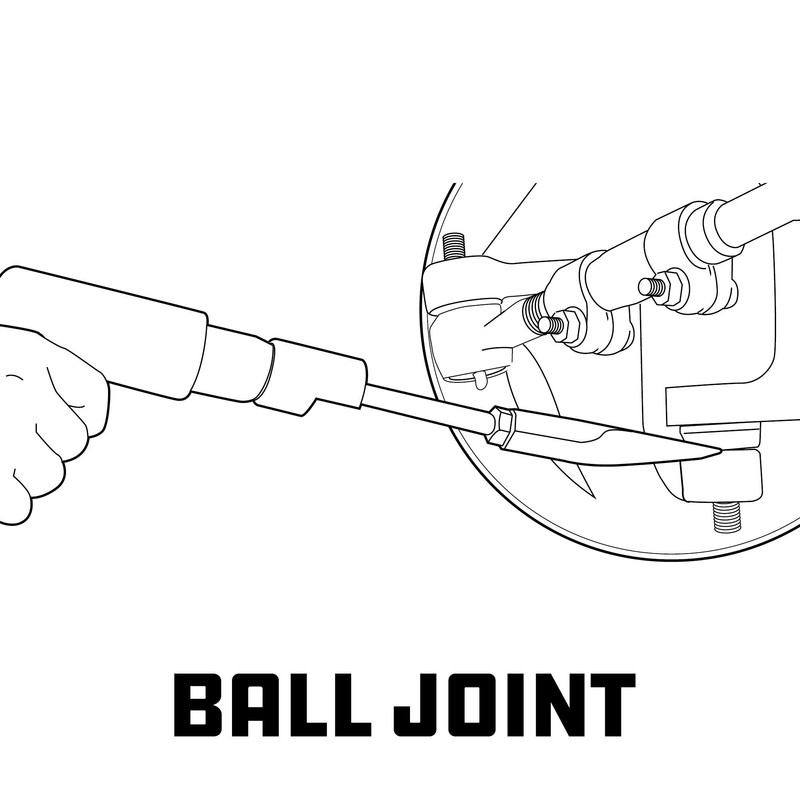 Powerbuilt 5 Piece Front-End Fork Set, Pickle Fork Tools Set,