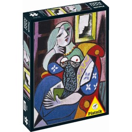 Piatnik of America, Inc. 1,000-Piece Picasso Lady with Book Puzzle