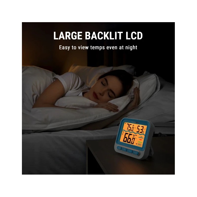 ThermoPro Digital Pool Thermometer, Floating Water Thermometer for Hot Tubs