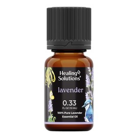Healing Solutions Lavender 100% Pure, Best Therapeutic Grade Essential Oil - 10ml