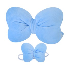 17cm Doll Clothing Set, Cute Clothing Decoration Set, Create Unique Style - Bow Set (Blue)