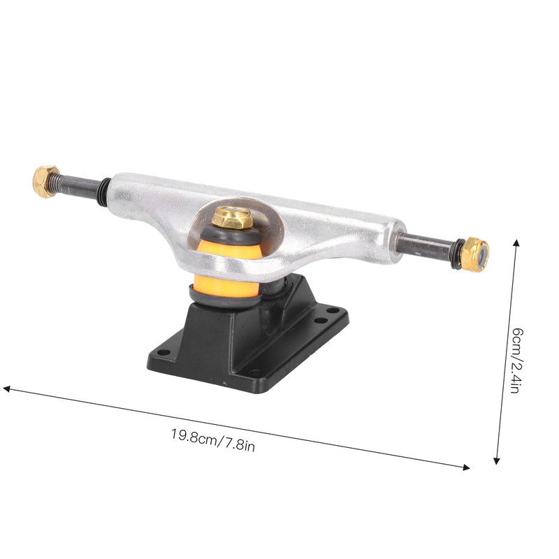 1Pair Skateboard Bracket Maple Skateboard Longboard Support Stand Accessory Silver