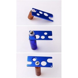 Rosa Ätherische Öle Öffner Schlüssel Werkzeug Set Öffner und Entferner Das perfekte Öffner und Entferner Zubehör für Roller Balls und Kappen auf den meisten Flaschen, Metall Schlüssel Werkzeug