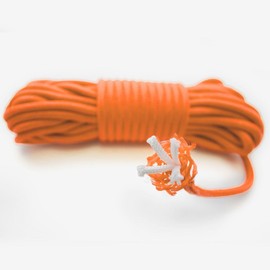 Emergency Zone 9mm (3/8 inch) Nylon Braided 50 Foot Multi-Purpose Rope. Available in 1 2 3 4 40 Packs. Black Green White Red Orange Camouflage Color Options (1 Orange)