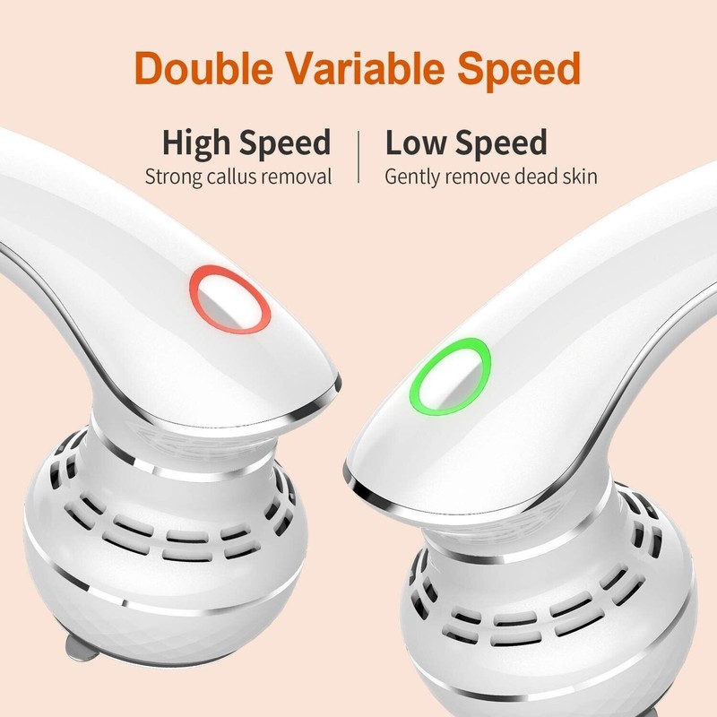 AIDEAZ Electric Foot File Callus Remover Rechargeable Pedicure Tools -