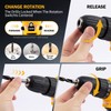 DOWELL Tool Set with 12V Cordless Drill, 223-Pcs Home Tool