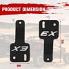 MoGerTor 50 inch Light Bar Brackets for Can-am X3, Adjustable