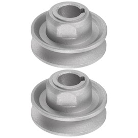 HARFINGTON 2pcs Industrial Sewing Machine Clutch Motor Pulley 15mm Inner 50mm Outer Dia Aluminum Electric Transfer Wheel Pulley