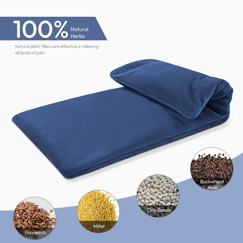 Microwavable Heating Pad with Washable Cover, 8 x 18 Microwave