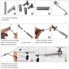 196 Inch/ 5 m Wire Curtain Rod Room Divider Wire