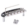 KESOTO Jaguar Jazz Master Guitar Chrome Metal Bridge