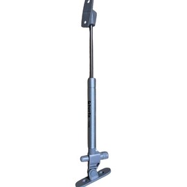 Berta 10 Inch 100N/22 LB Hydraulic Soft Open Gas Springs/Struts for Cabinets, Furniture Cabinet Doors Lift/Lid Stay/Support Hinges for RV Platforms with Brackets and Screws (Soft Close/Silver, 4)