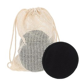 Mikinona Makeup Removing Pads Reusable 16 Pack Washable Cleansing Pads Face Cleaning Tools Bamboo Cotton for Deep Pore Clean