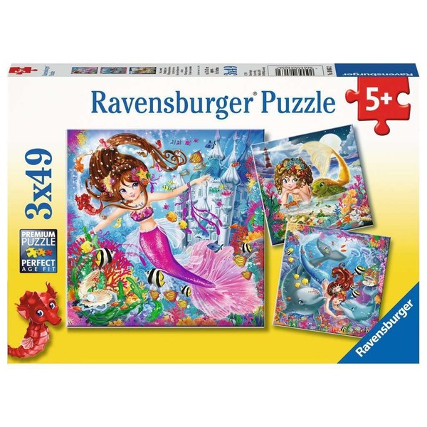 Ravensburger Kinderpuzzle - 08063 Bezaubernde Meerjungfrauen - Puzzle für Kinder