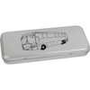 Azeeda 'Holiday Coach' Metal Hinged Stationery Tin/Storage Box (TT00245938)