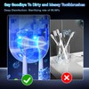 Smart Wall Mount Electric Toothbrush Holder for Bathrooms, White