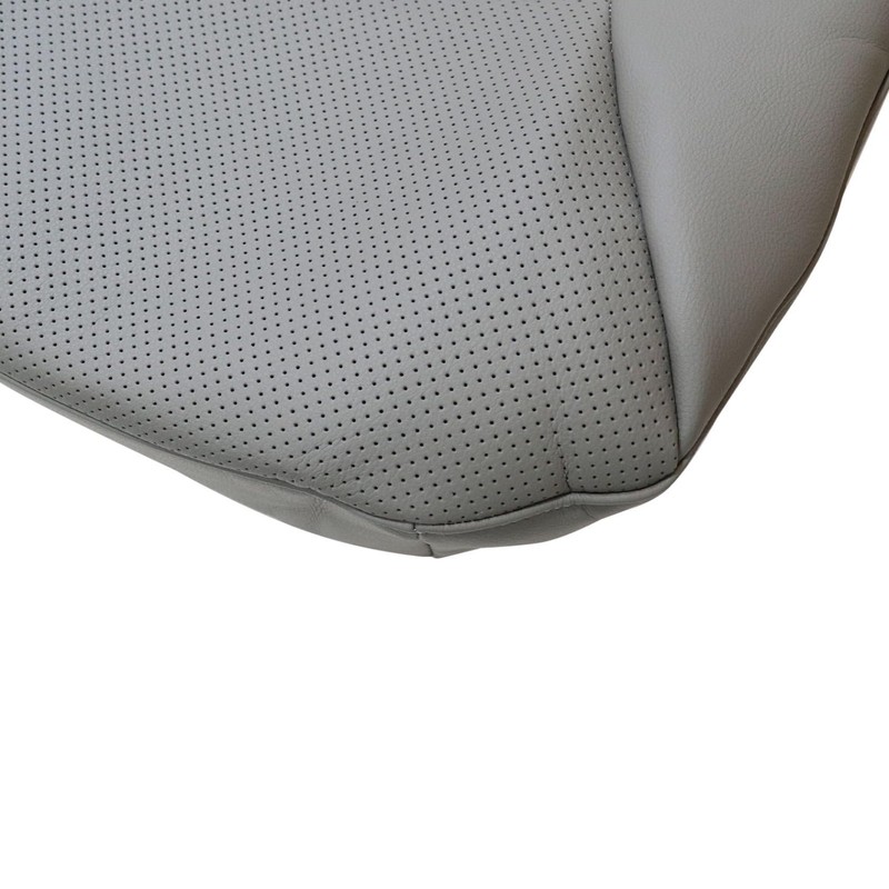 FZJDSD Gray Driver Side Bottom Perforated Leather Replacement Seat Cover