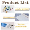 Paint by Number Kits for Adults, DIY Canvas Painting by