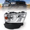 FIONE Halogen Headlights Assembly Compatible with Dodge Ram 1500 2019-2022