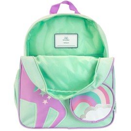 Harry Bear Kids Backpack Princess Unicorn Green