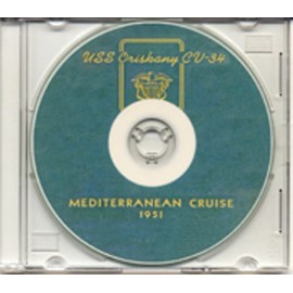 USS Oriskany CV 34 1951 Med Cruise Book on CD