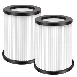 2 Pack VF4000 Replacement Filter, Standard Wet/Dry Vac Filter Vf4000 Compatible with RIDGID Vacs Wet Dry 5-20 Gal, 6-9 Gal Husky Vacuum