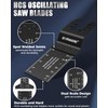 GORWARE 100PCS Oscillating Tool Blades Wood Plastic Universal Oscillating Saw