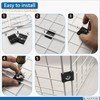 NACETURE Wire Net Connecting Joints, Set of 20, Fixing Clips,