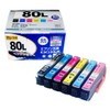 Top Ink for Epson IC80 Compatible IC6CL80L Compatible Ink 6