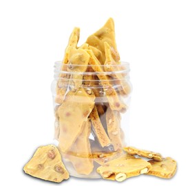 3 Pound Peanut Brittle Candy by Obelys - Old-Fashioned Brittle Bites – Homemade Style Brittle for Holidays, Gifting & Snacking (Classic Candy Treat)