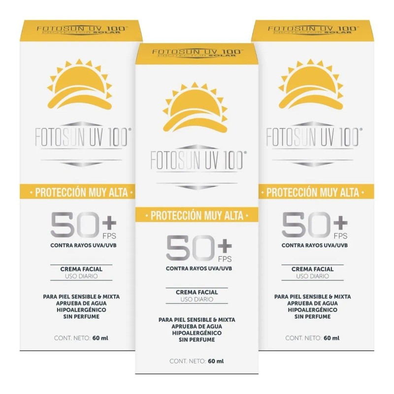 Protector Solar Facial Piel Sensible Mixta Fotosun 100