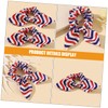 Ipetboom Independence Day Hair Scrunchies Striped Hair Ring Ponytail Holders
