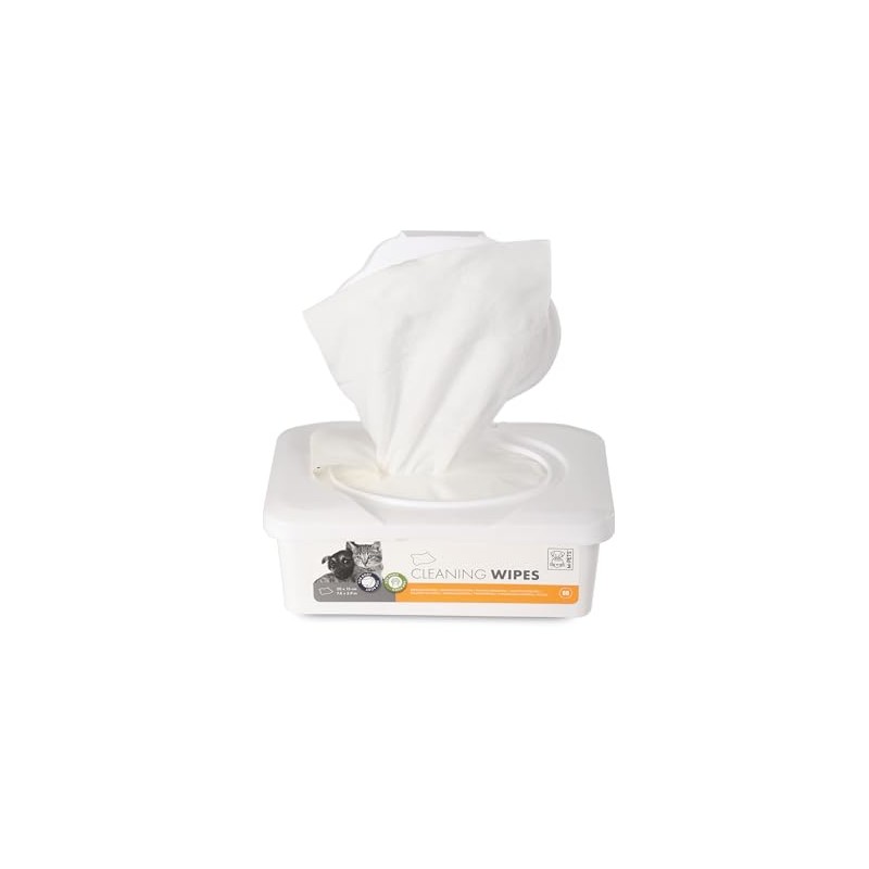 M-PETS Cleaning Wipes - 80 Pcs 19 * 16 Cm,