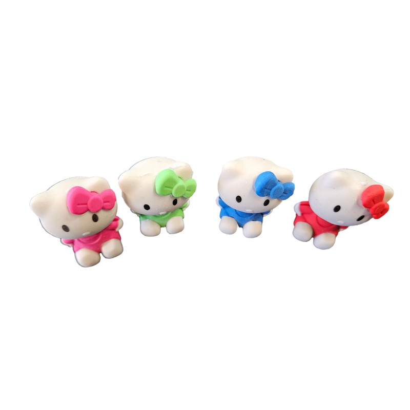 Fat-catz-copy-catz Set of 2 Novelty Collectable Colourful Cartoon Kitty Japanese