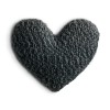 DEMDACO Charcoal Grey Giving Heart 11 x 10 Plush Polyester
