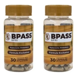 Bpri Bpass 30 Cap Inhibidor Apetito Natural Ssabor Pack 2