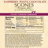 Sticky Fingers Bakeries, English Scone Mix, Raspberry White Chocolate, Just