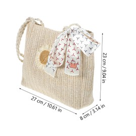 SAFIGLE 1pc Stylish Woven Crossbody Bag for Women Chic Shoulder Storage Pouch Versatile Tote for Work School Shopping and Travel Lightweight and Fashionable Design