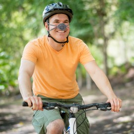 Beavorty Handmade Wool Weaving Nose Warmer Mask Breathable Nasal Cover for Cold Weather Protection for Skiing Motorcycling Running Unisex Comfort Grey